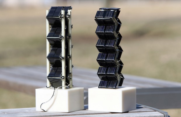 3D-Solarzellen (Bild: Allegra Boverman/CC BY-NC-ND 3.0)